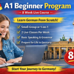 A1 Beginner Program – 8 Week Live Foundation for Germany